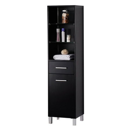 Fresca Bathroom Linen Side Cabinet with 3 Open Shelves