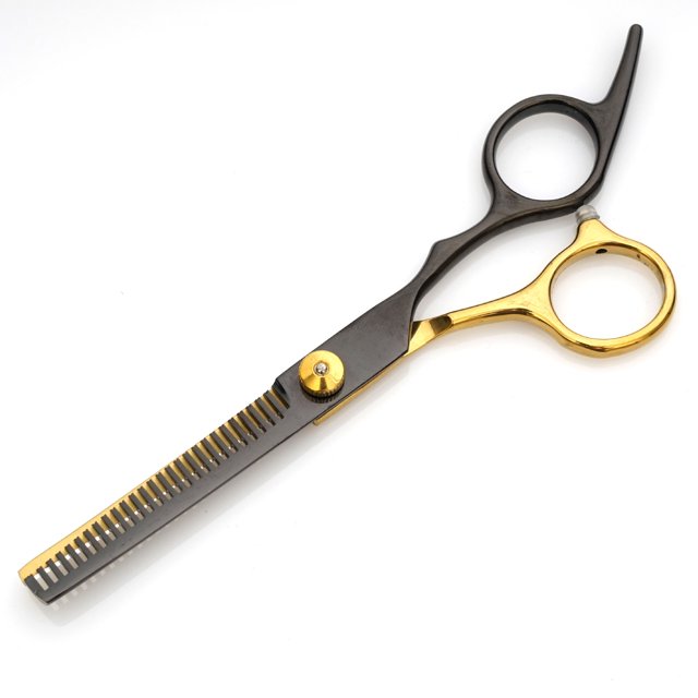 Tijeras de peluquero de acero inoxidable, juego de 6 pulgadas, tijeras de peluquería, suministros de belleza, tijeras planas, tijeras dentadas, tijeras de gama media
