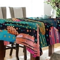 thumbnail image 3 of JSTEL Cactus Polka Dots Rainbow Cacti Table Cloth Rectangle 54 x 72 Inch Tablecloth Anti Wrinkle Table Cover for Dining Kitchen Parties, 3 of 6