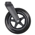 thumbnail image 2 of Wheelchair Front Fork Kit, 1.2cm Bearing ,Replacement Feet for Standard Wheelchairs Folding Walkers Front Wheels The Old Men Women ,Black , 7Inch Wheel Kit, Bearing Hole Diameter, 2 of 9