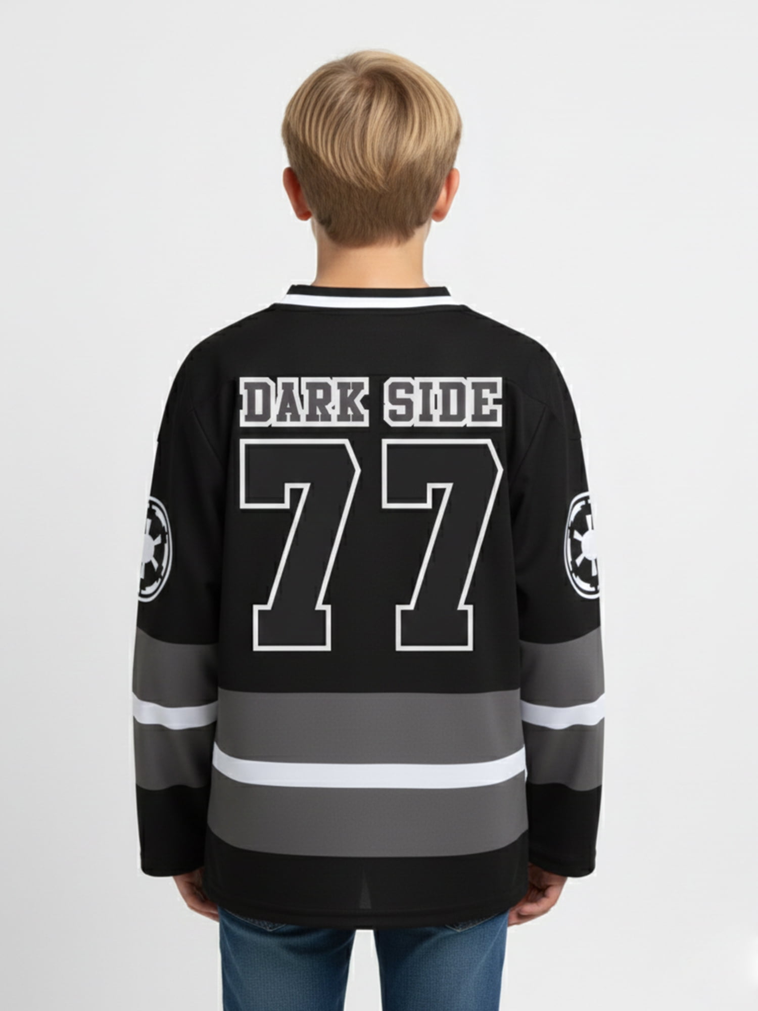 Star Wars Boys and Big Boys Darth Vader Graphic Hockey Jersey, Sizes 4-18