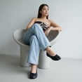 thumbnail image 6 of Cushionaire Maki Tabi Flats for Women, Split Toe Ballet Flats with Flexible Sole and Cushioned Footbed, 6 of 17