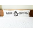 thumbnail image 1 of One Bella Casa 73889CSE Rise & Grind 2 Taie d'Oreiller - Noir&44; Lot de 2, 1 of 1