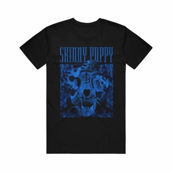 Gift For Fans Skinny Puppy shirt Cotton Black All Size Unisex Tee Shirt