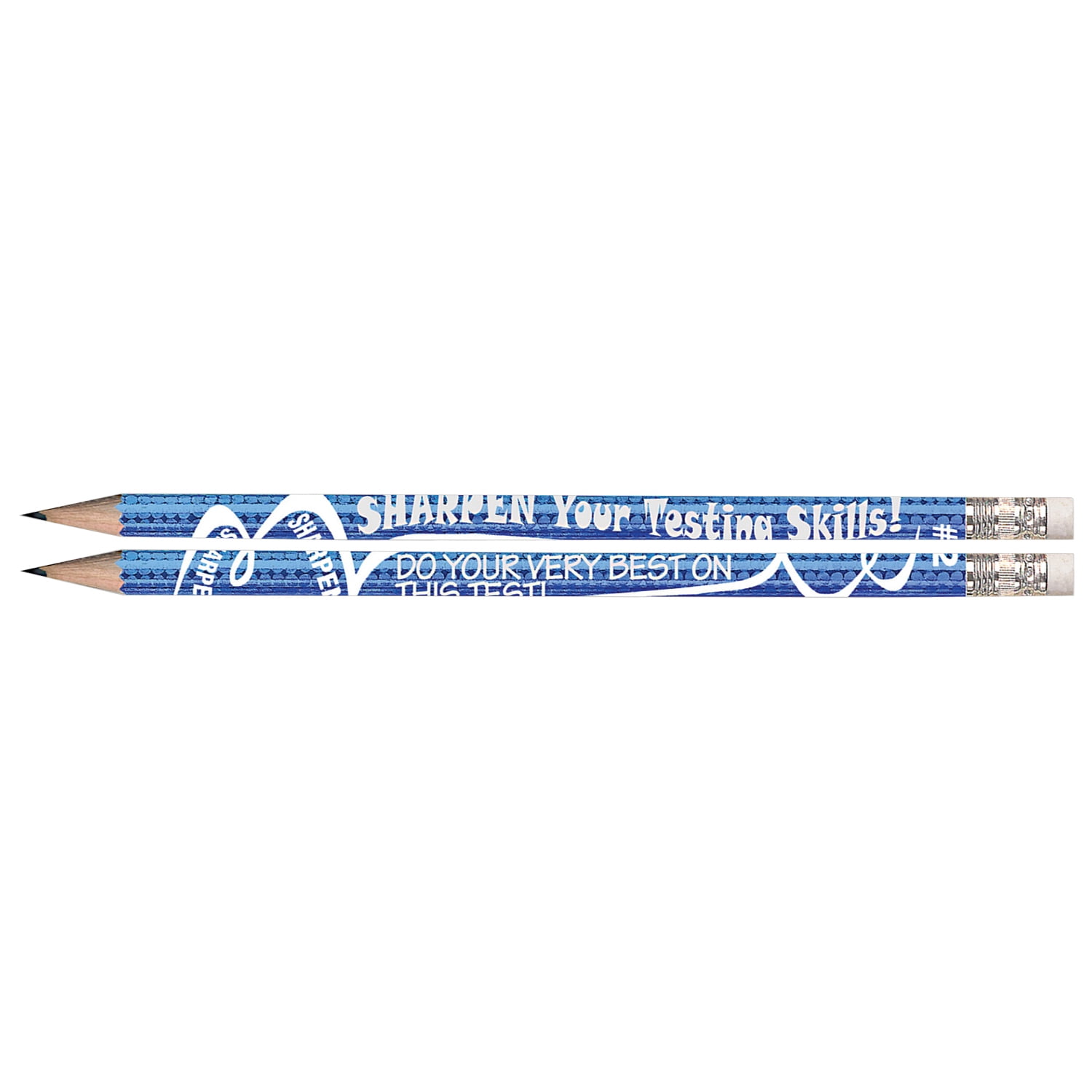 Musgrave Pencil Company Sharpen Your Testing Skills Motivational Pencils, 12 Per Pack, 12 Packs