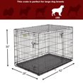 thumbnail image 4 of MidWest iCrate Double-Door Folding Dog Crate with Divider Panel, 4 of 9