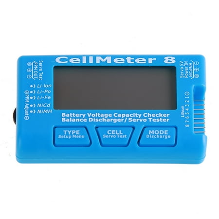 

Meter Tool Battery Voltage Tester Digital Cell Capacity Checking With Backlight