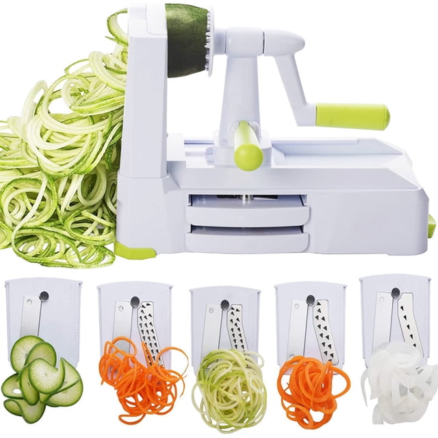 Spiralizer Rallador de Verduras Hiperware 5 Cuchillas