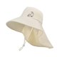 thumbnail image 1 of Sombrero de Sol de ala Ancha de Verano for Mujer con Lindo Bordado de Gato y Solapa for el Cuello - Sombrero de Playa al Aire Libre for Sombra y Estilo, 1 of 3