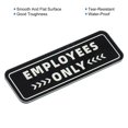 thumbnail image 4 of Unique Bargains Employee Only Sign 6'x2' Self Adhesive Staff Only Sticker Black, 4 of 6