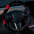 thumbnail image 2 of Electrocardiogram 14.5 Inch Printing PVC Leather Auto Accessories Car Wheel Cover Steering Wheel Covers Steering Wheel Cover, 2 of 6