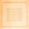 thumbnail image 1 of Ahgly Company Indoor Square Solid Orange Modern Area Rugs, 8' Square, 1 of 1