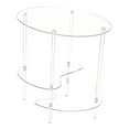 thumbnail image 3 of Acrylic Side Table 3 Tier End Table Bed Sofa Nightstand Sturdy Construction for Home Apartment Condo, 3 of 9