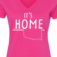 thumbnail image 4 of Inktastic It's Home- State of Oklahoma outline Women's V-Neck T-Shirt, 4 of 5
