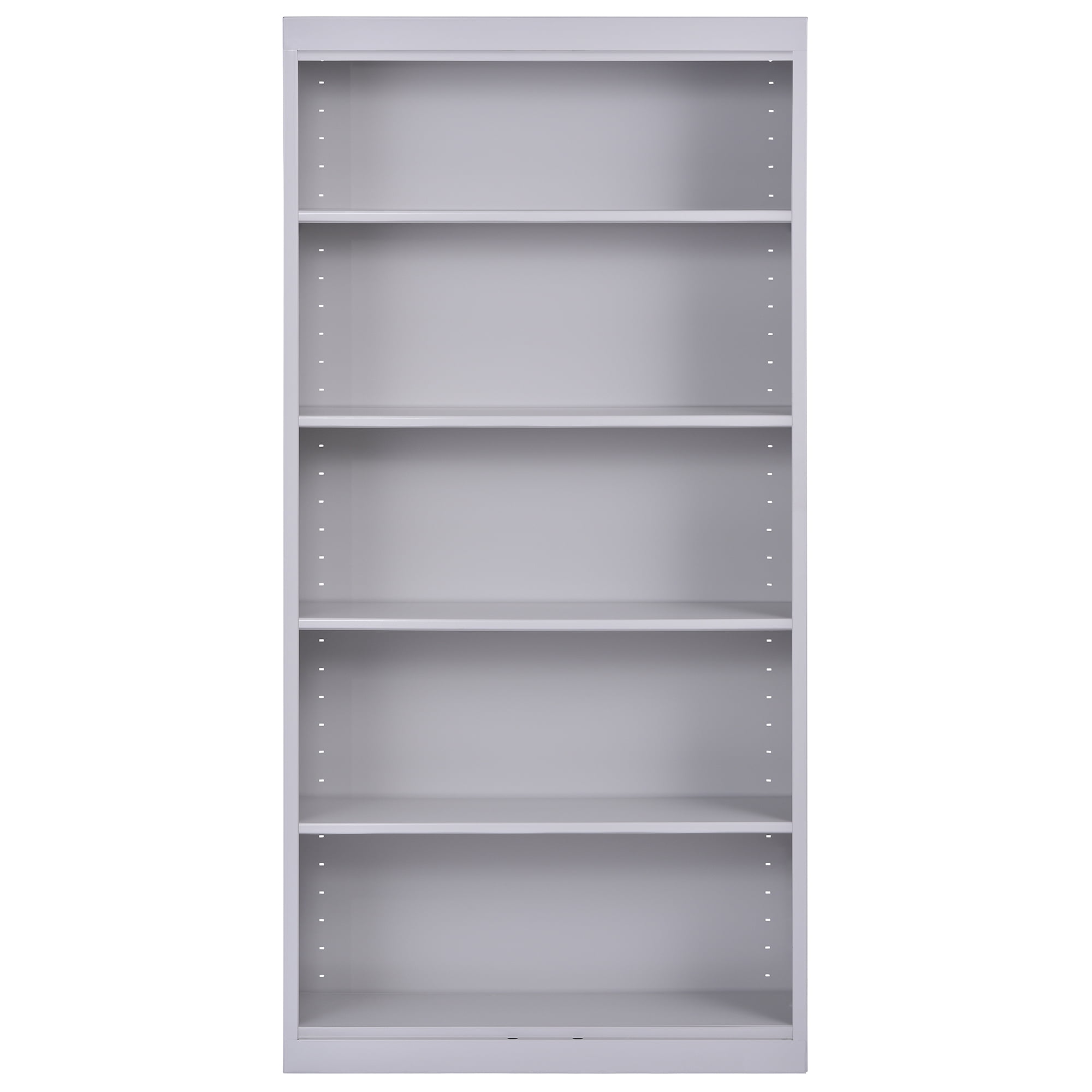 Sandusky Welded Steel Freestanding Bookcase Storage Cabinet, Dove Gray