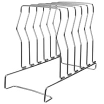 Steak Rack Stainless Steel Divider Holder Frame for Container Slow Cooker and Dish Drying Rack