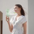thumbnail image 1 of Portable Head Handheld Fan Mini Desk Fan With Strong Airflow USB Rechargeable Battery Operated For Indoor Outdoor Travel Home, 1 of 9