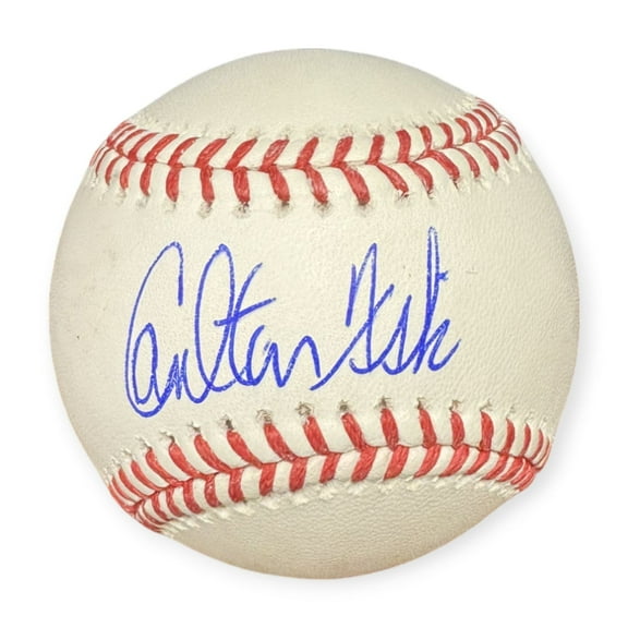 Carlton Fisk Boston Red Sox Autographed OMLB Baseball JSA