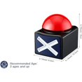 thumbnail image 2 of buzzers de Jeu pcs, Boutons d'Alarme avec Son et Lumière, buzzers de Jeu Rouges, Bouton de Compétition Amusant, Accessoires de Fête pour Jeux en Famille, 2 of 8