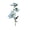 #0265-Blue, variant on Cheapark Spring Greenery Artificial Foliage Stem 34.6 Inch Single Faux Plant for Courtyard Living Room Garden All Season Household Decoration