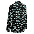 thumbnail image 5 of Evil Eye Long Sleeve Blouse Woman Streetwear Casual Shirts Summer Oversize Woman Streetwear Clothing Birthday Present, 5 of 7