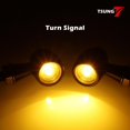 thumbnail image 3 of TSUNG - Motorcycle Mini LED Turn Signals Micro Turn Signal Small Indicator Front Rear Compatible with Harley Davidson Indian Honda Suzuki Triumph Cafe Racer Bobber Street Bike, 3 of 7