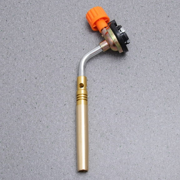 LOLIPPYY Brass Gas Burner with Hand Ignition, 4.2oz Portable Welding Torch for Camping and Welding Tasks