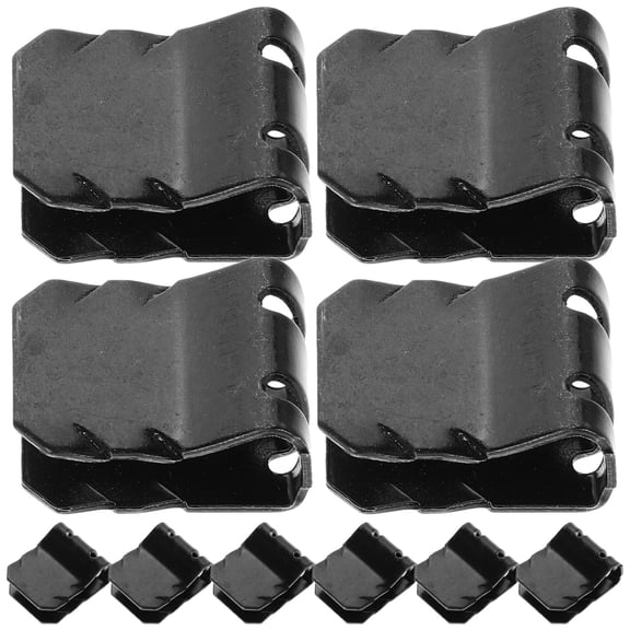 BESTOYARD 10pcs Car Hooks Automotive Clips Black Metal for Harsh Driving Conditions