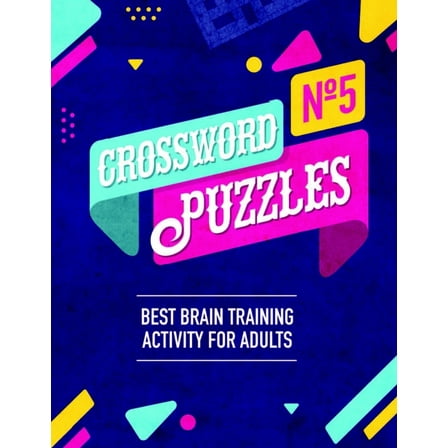 Crossword Puzzles: Best Brain Training Activity For Adults (Fifth Book) (Paperback)