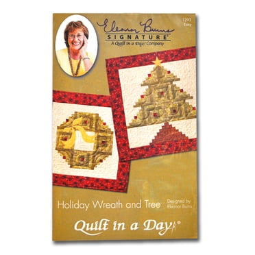 Holiday Wreath and Tree Pattern By Quilt In A Day 1293