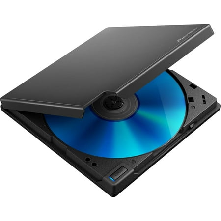 Pioneer BDR-XD08B USB 3.2 Gen1 (USB Type-C) / 2.0 Slim Portable BD/DVD/CD Writer - Black W/SW