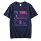 thumbnail image 5 of Camiseta con estampado gráfico para hombre y mujer, camisa Vintage de manga corta, 100% algodón, a la moda, 5 of 5