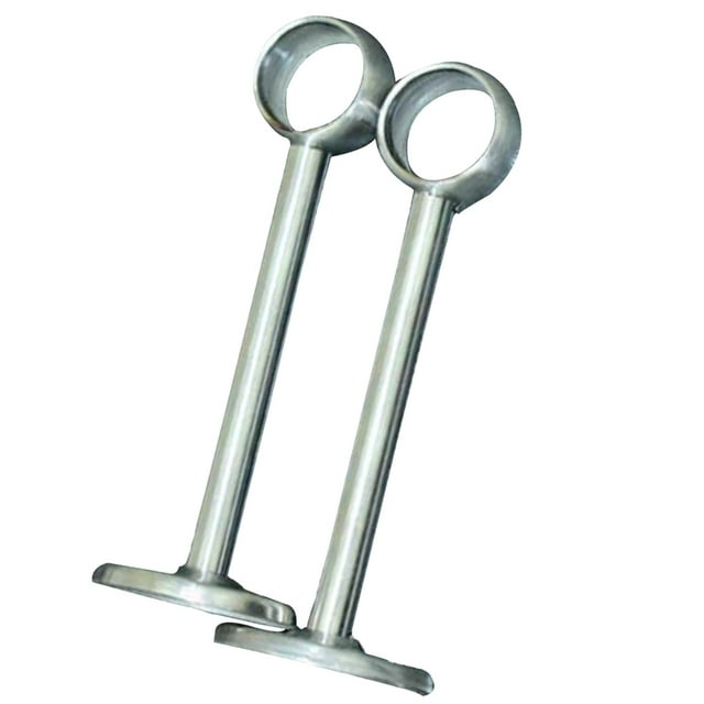 2 soportes para cortinas de ducha, ... F