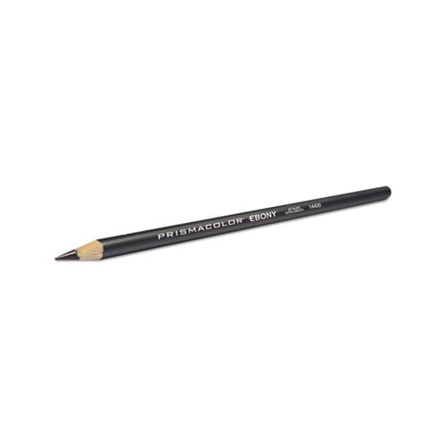 Sanford Ink Company 14420 Design EBONY Sketching Pencil, Black Matte Barrel, Dozen