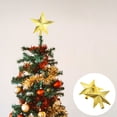 thumbnail image 4 of 2pcs árbol de Navidad estrella superior pentagrama colgante decoración de estrella de árbol de Navidad, 4 of 5