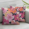 thumbnail image 3 of BANET Pillow Cover 2 Pcs, Colorful Poppies Square Cover Good Decoration for for Sofa 22x22in, 3 of 7