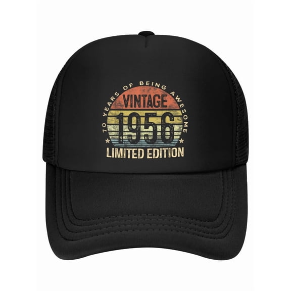 Vintage 1956 Limited Edition 70-Year-Old 70th Birthday Baseball Cap