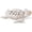 Grey and White, variant on White Angelfish Sculpture Tabletop Home Office Decor Ornament