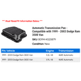 thumbnail image 2 of Automatic Transmission Pan - Compatible with 1999 - 2003 Dodge Ram 3500 Van 2000 2001 2002, 2 of 2