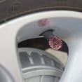 thumbnail image 3 of JilgTeok 4PCS Universal Jeweled Bling Rhinestone Tire Wheel Valves Cap Cover Car Utility, 3 of 4
