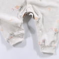 thumbnail image 5 of CAUYDY Baby Girls Sleepers Newborn Clothes 3 6 9 Months 1T 2T Fall Winter Preemie Long Sleeve Romper Infant Girl Comfy Pajamas Toddler Loungewear Sizes 3-6 Months,Light Yellow, 5 of 5