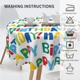 thumbnail image 5 of Happy Birthday Tablecloth, Birthday Tablecloth, Birthday Party Tablecloth Seasonal Dining-Table Cover, 60 inch Round for Home Party Picnic, 5 of 6