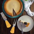 thumbnail image 3 of Cheese Knife Four-piece Set,Complete Series of Stainless Steel Small Cheese Knives and Forks(Gift-Ready),Rust-roof Multi-purpose Kitchen Tableware for Cutting Cheese, Cakes, Bread, Fruit, 3 of 7