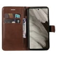 thumbnail image 3 of Nalacover Wallet Case for Google Pixel 8 Pro, Card Slots Holder Magnetic Clasp Premium Luxury PU Leather Flip Folio Cover with Kickstand Wrist Strap Soft Silicone Shockproof Case,Brown, 3 of 8