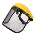 thumbnail image 4 of Mesh Face Shield, Bright Yellow Chainsaw Helmet  for Landscaping, 4 of 8