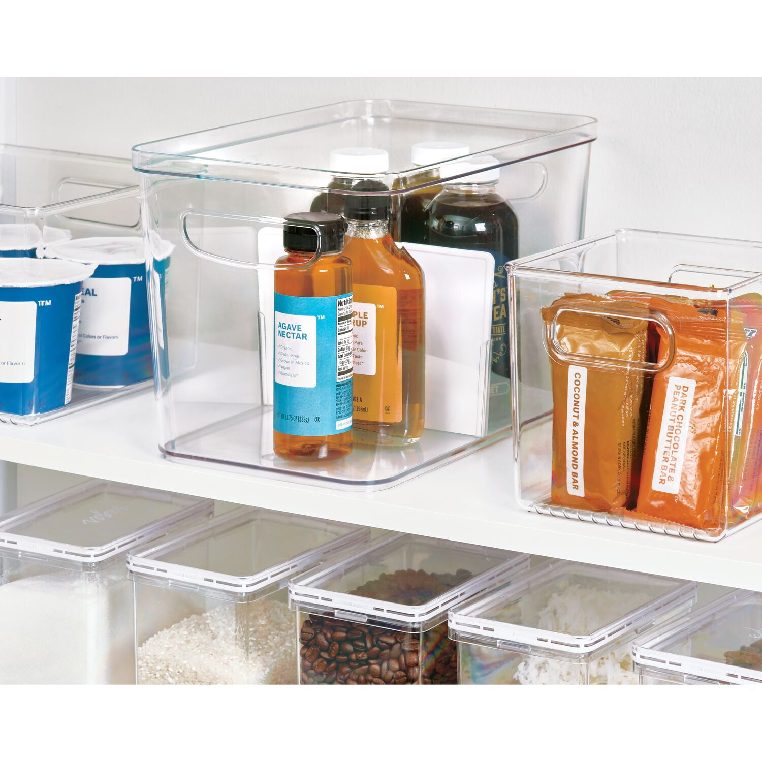 Plastic Storage Bins with Lids – Perfect Kitchen Organization or