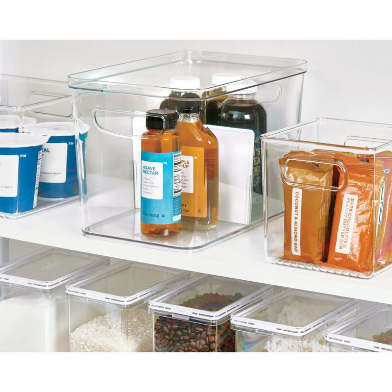  iDesign Plastic High Rise Medicine Cabinet Organizer, The Med+  Collection 12 x 3 x 5.25, Clear : Home & Kitchen