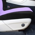 thumbnail image 6 of FH Group Universal Fit Purple Car Seat Covers, Chevron Cloth Seat Protector for Trucks, SUVs & Vans, Washable - Full Set, 6 of 10