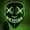 Fluorescent Green, variant on BadPiggies Halloween Scary Mask Cosplay Led Costume Mask 4 Modes Lightup for Festival Party (Green)