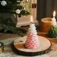 thumbnail image 4 of Bouanq Christmas Decorations Xmas Tree Decor Christmas Tree Aromatic Candle Decoration Soybean Wax Gift Box Decorative Christmas Candle Christmas Tree Ornaments Gifts for Xmas Wedding Holiday, 4 of 5